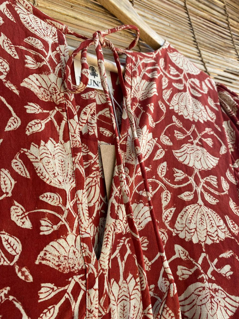 The Womens Hand Block Printed Dress