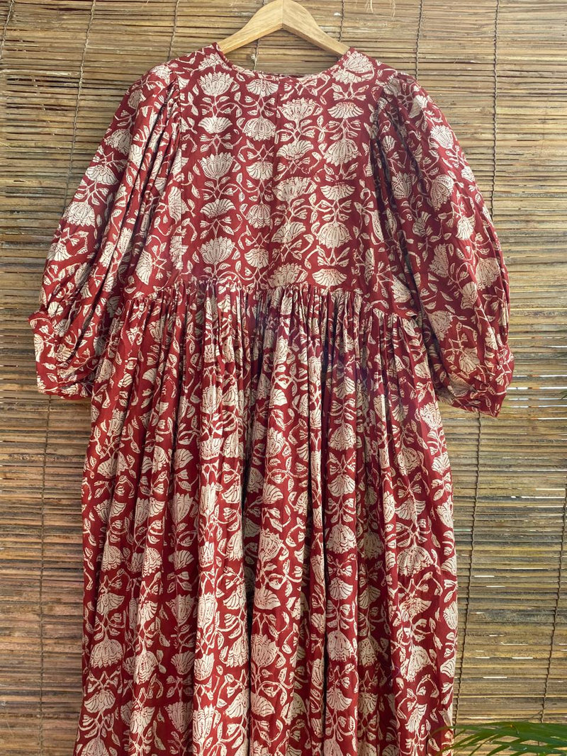 The Womens Hand Block Printed Dress