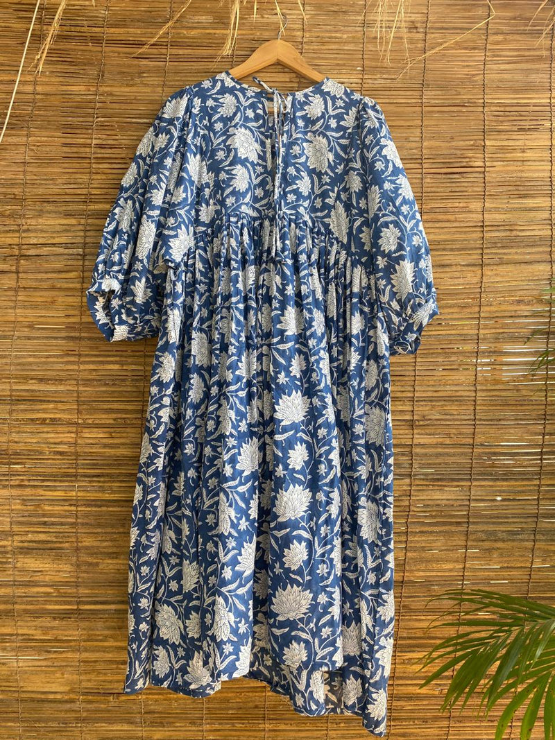 The Womens Hand Block Printed Dress