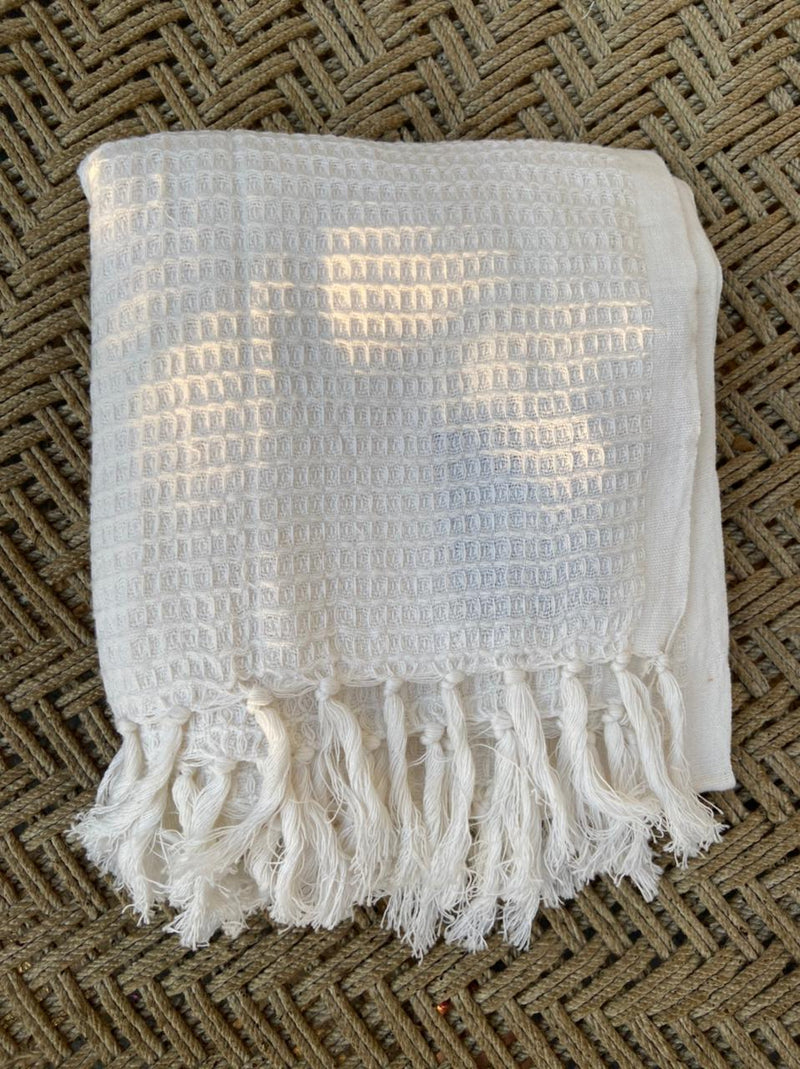 Hand Woven Cotton Wafer Towel